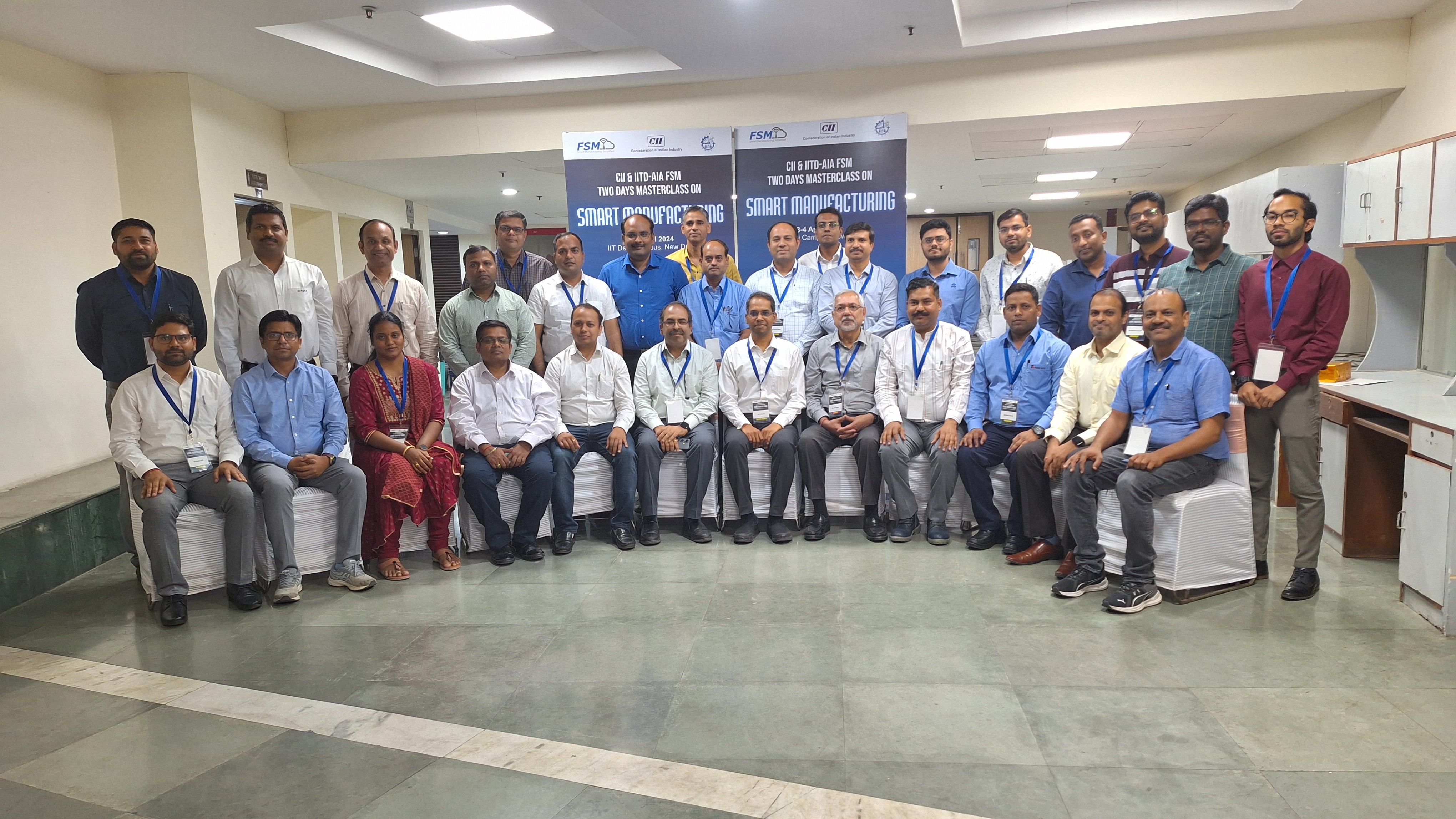 CII & IITD-AIA FSM Two-Days Masterclass on Smart Manufacturing